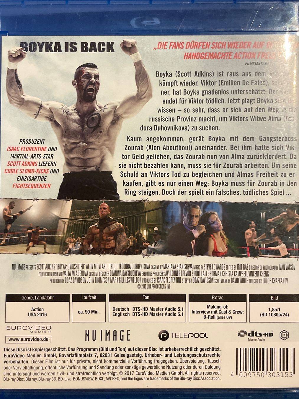 Tutti i DVDs: Undisputed IV - Boyka Is Back  (2016) – Nuovo (secondo la descrizione) da Waldenburg venduto da Gonzo8 1