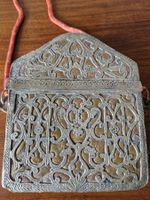 Amulettbehälter Metall orientalisch mit Gravur antik