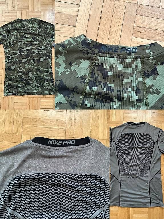 T-Shirts: Nike Pro Sportshirts  2er Set  Größe S – Gebraucht aus Zürich von Vtrende 2
