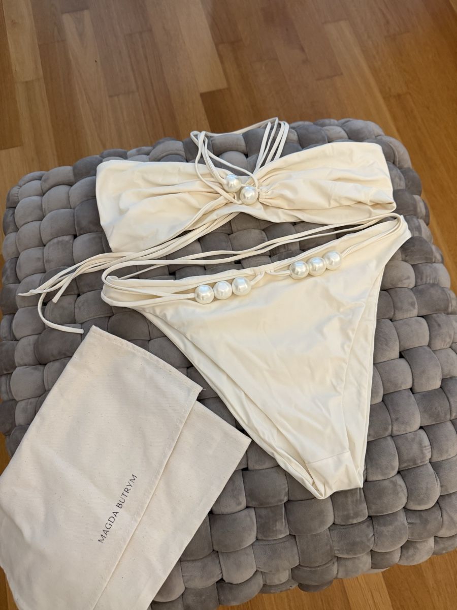 Magda Butrym Costumi da bagno & Bikini: Magda Butrym Bikini Ivory/Creme – Nuovo (secondo la descrizione) da Zug venduto da sschnide92