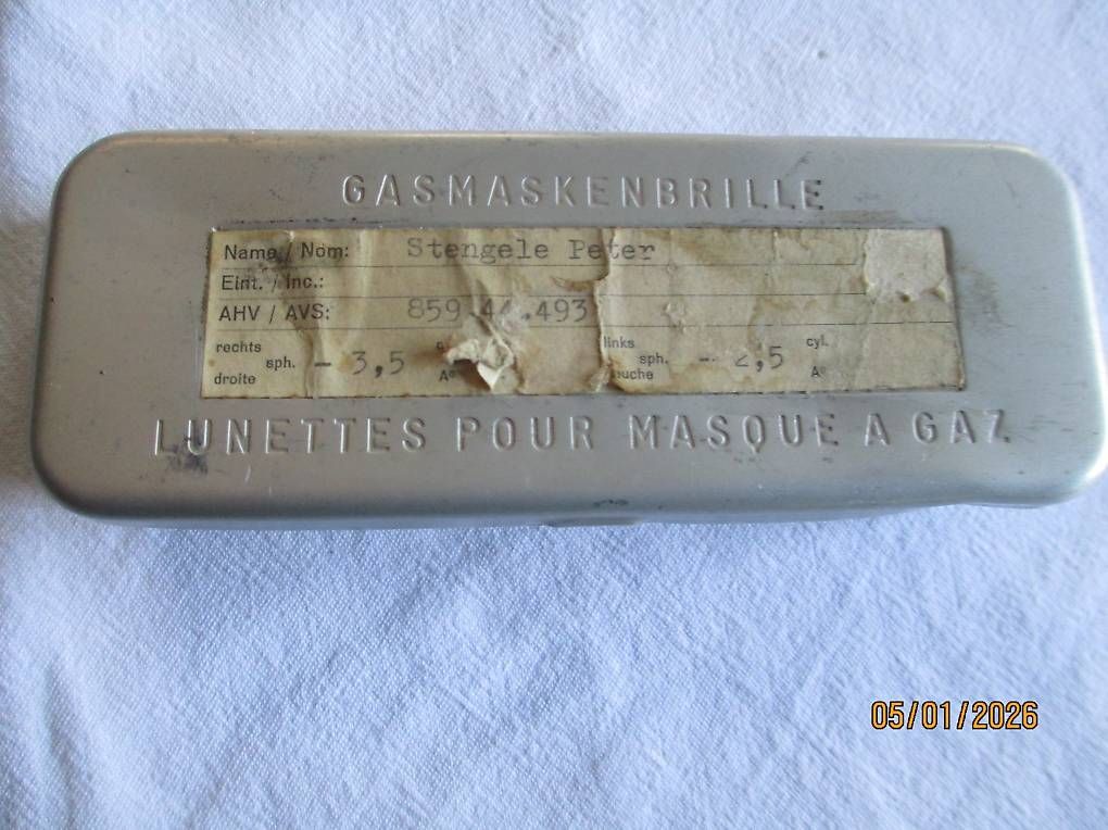 Uniformi: Militär Gasmaskenbrille Aludose – Usato da Riehen venduto da dipus 3