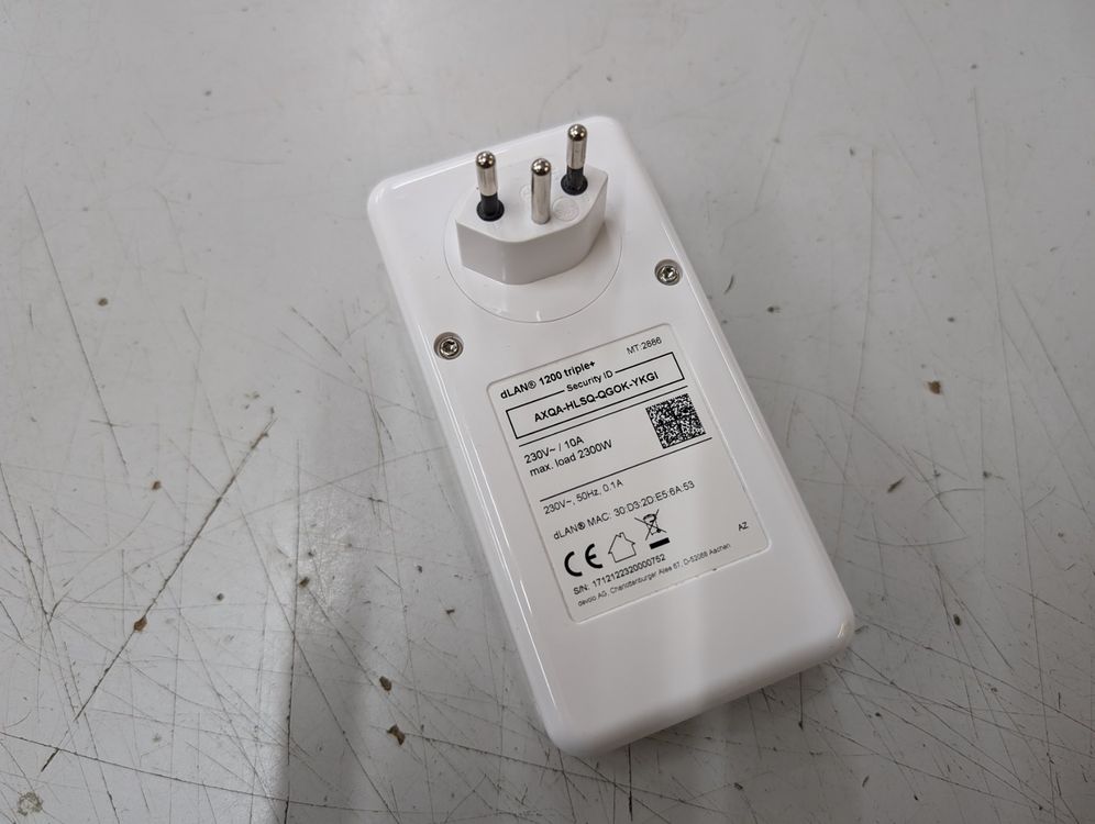 Devolo Lecteurs & Adaptateurs: devolo dLAN 1200 Triple+ 2886 – D'occasion à Meyrin par pc1parts