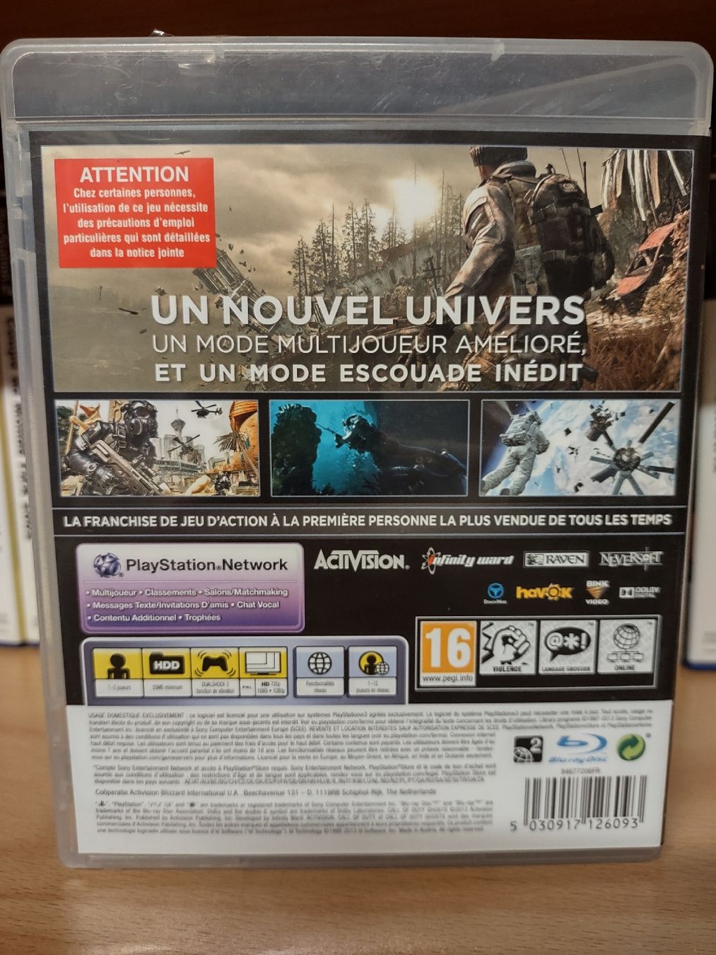 Sony Giochi: Call of Duty Ghosts - PS3 - – Usato da fribourg venduto da GameSpot 1
