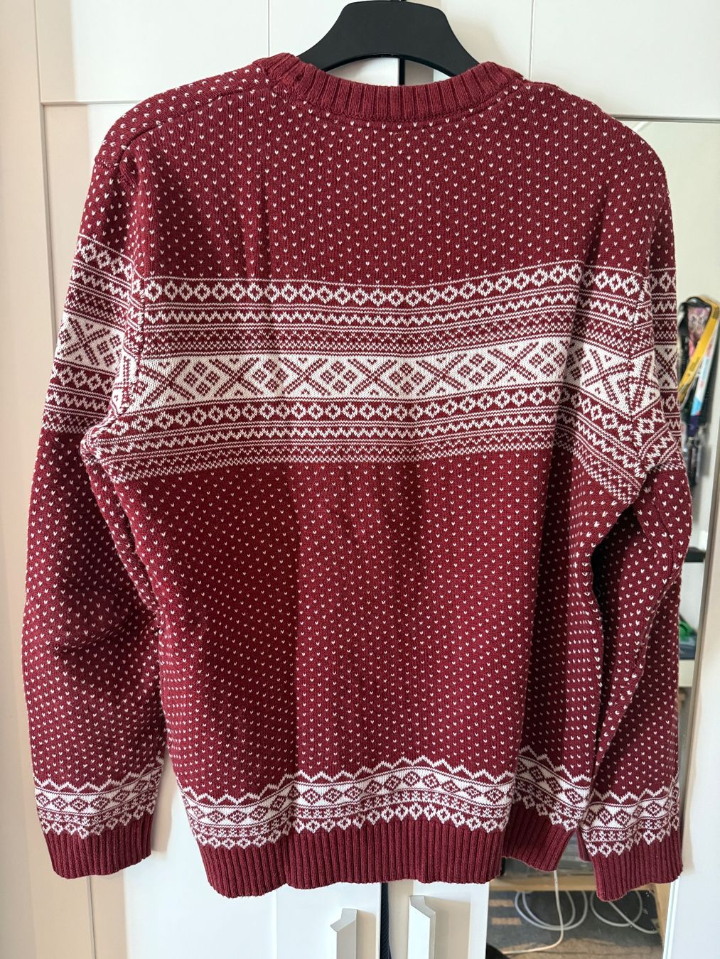 Selected Pullover & Sweatshirts: Selected Homme Rot-Weisser Pullover – Grösse M – Gebraucht aus Winterthur von Dawinchi 1