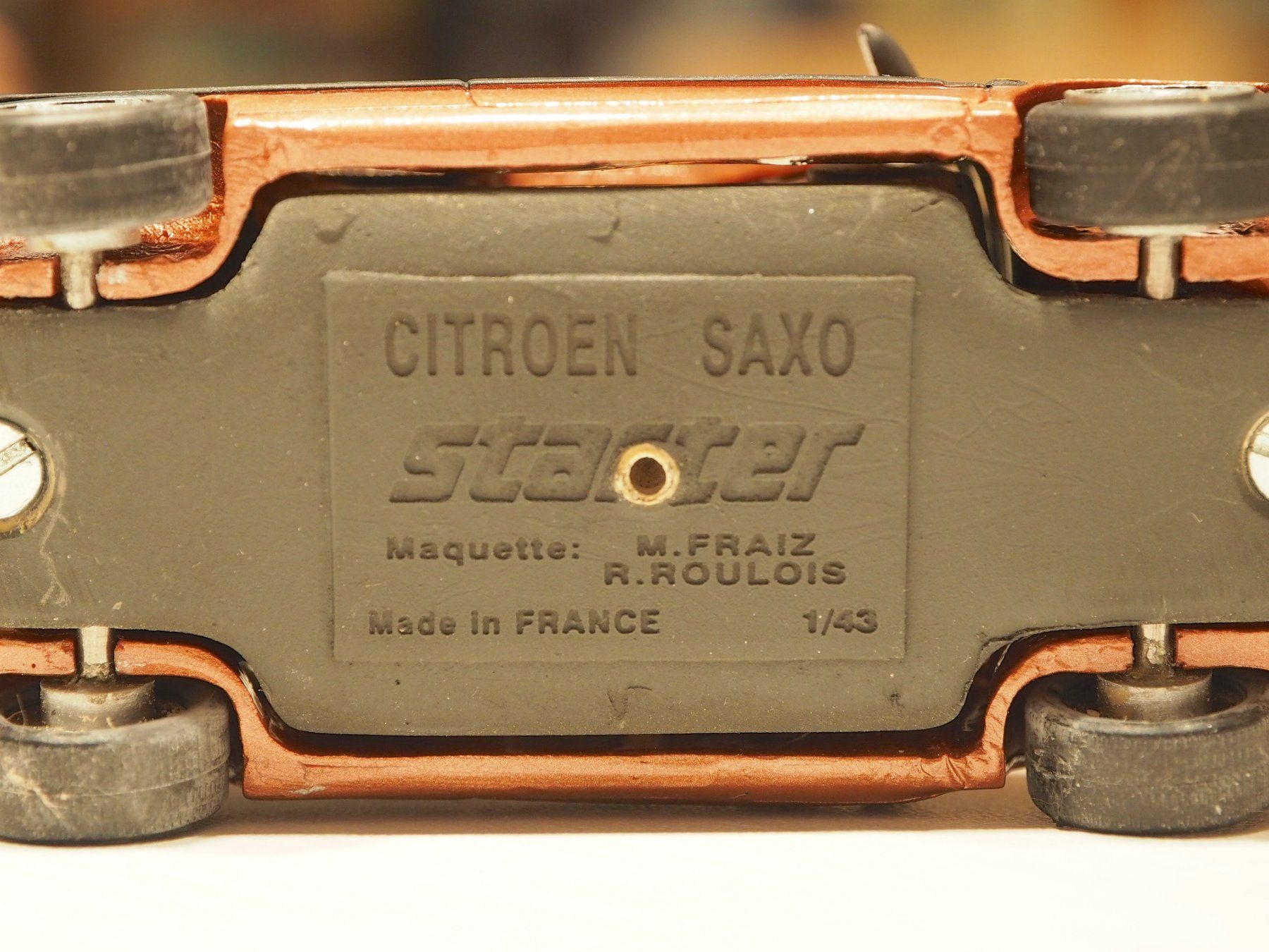 Citroën Modellautos: Citroen Saxo 3 portes - Starter – Neu (gemäss Beschreibung) aus Winterthur von 602ccm 3
