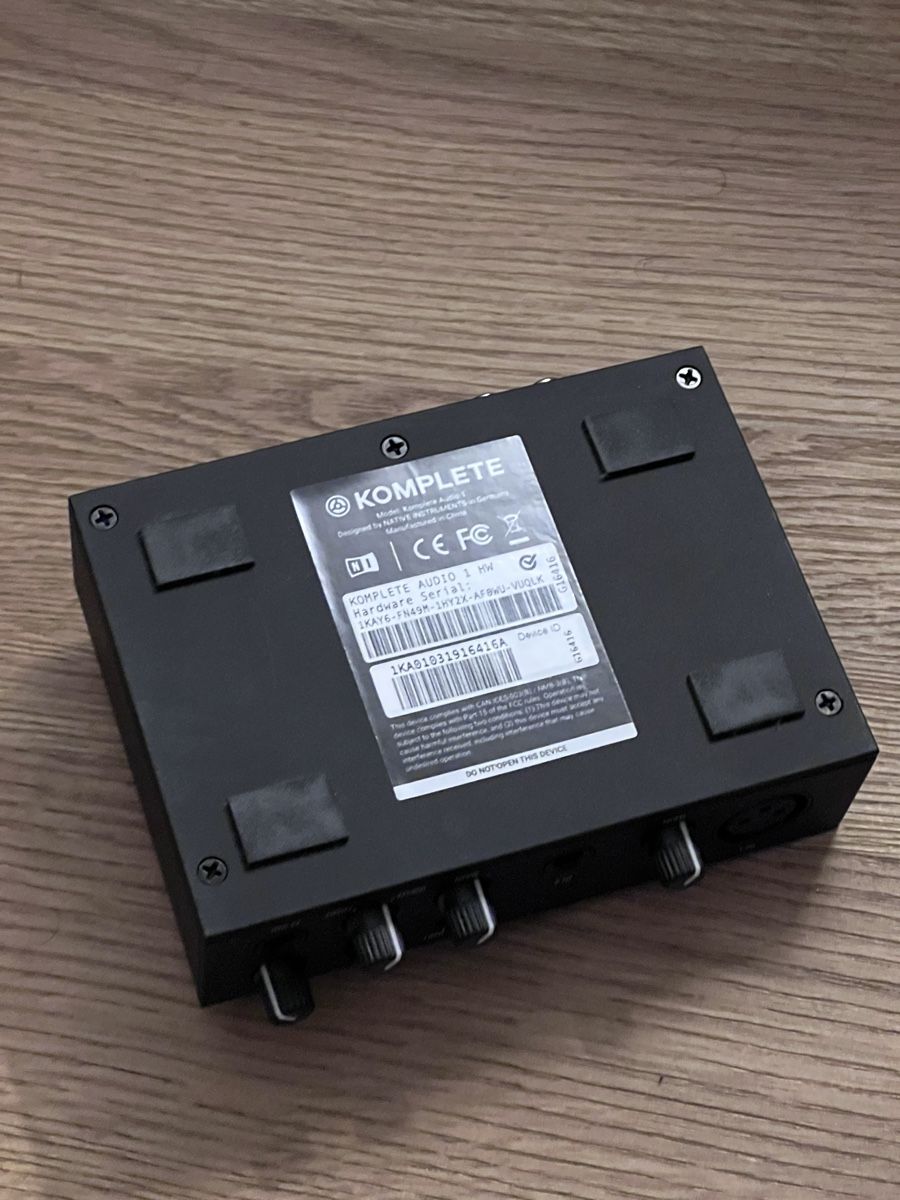 Native Instruments Studioequipment: Native Instruments Komplete Audio 1 (Audio USB Interface) – Gebraucht aus Uetikon am See von Rimas99 2