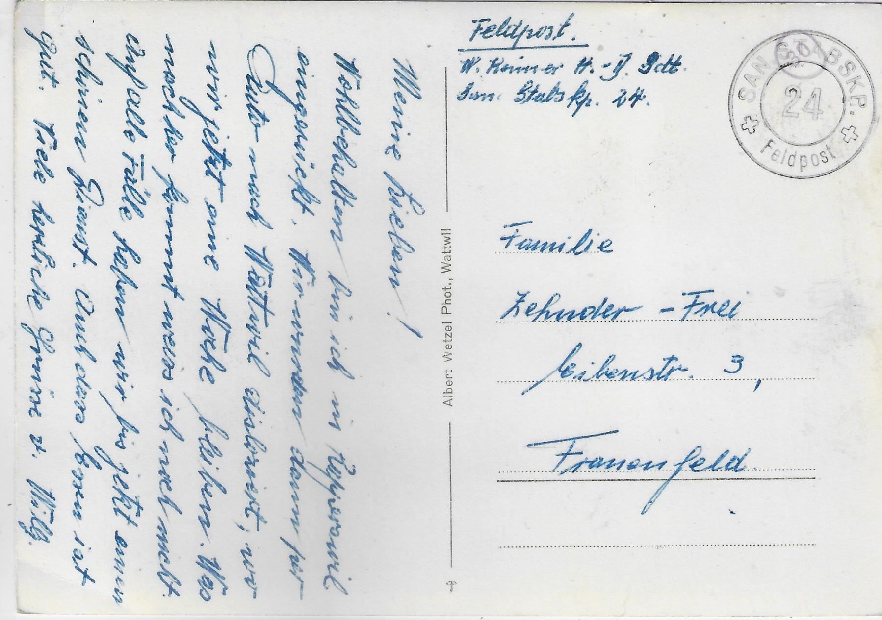 Cartes postales: Wattwil mit Thur – D'occasion à Ettingen par Kartenplanet 1
