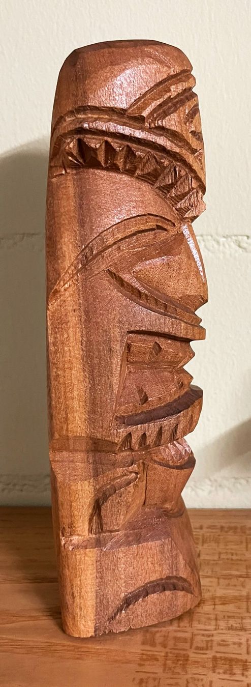 Statuette: Original TIKI Figur, handgeschnitzt – Usato da Frenkendorf venduto da Yard-Sale-2000 3