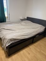 Bettgestell in Schwarz, 160x200cm, Top Zustand ohne Kopfteil