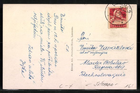 Cartes postales: AK Morges, Rue de la Gare, 1930 – D'occasion à Berlin par bartko-reher 1