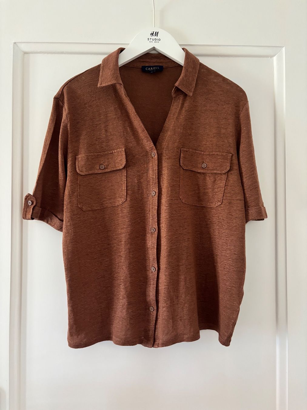 Caroll Blusen: Caroll linen jersey shirt – Gebraucht aus Cully von Maar_K 4