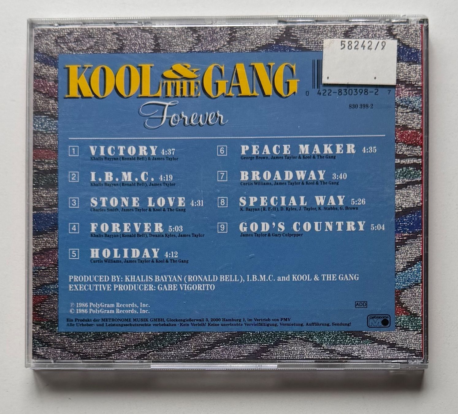 CD: Kool & The Gang / Forever – Usato da Näfels venduto da rottabi 1