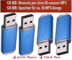 Per Registrazioni Mandolino ecc. 4 Pezzi USB  120 MB