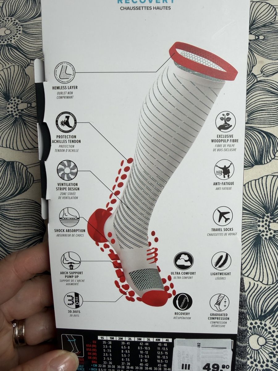 Calze: Chaussettes de compression neuves  – Nuovo e nell'imballaggio originale da Savagnier venduto da Pivovar2 1