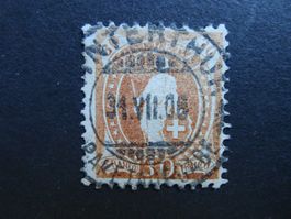 1907 Nr. 96A mit Vollstempel WINTERTHUR