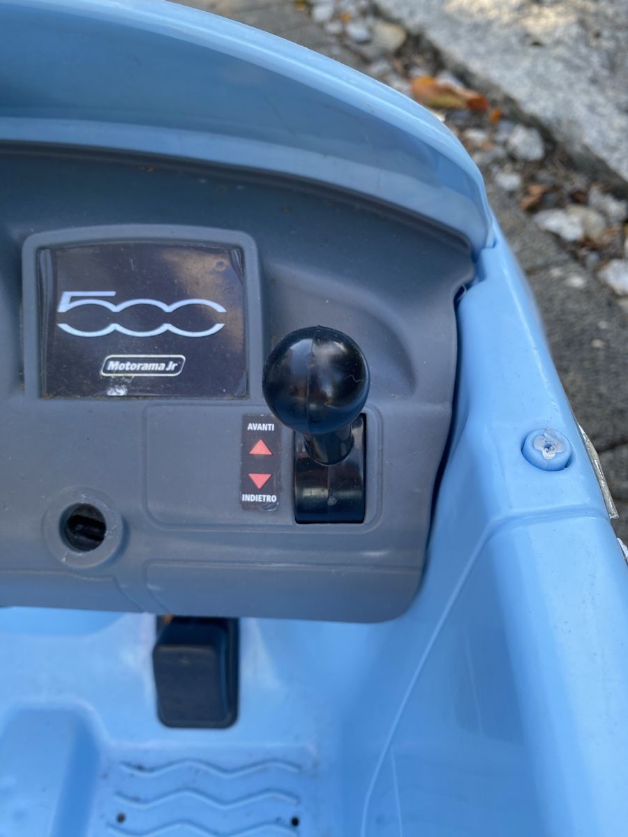 Veicoli per bambini: Cooles Kinderauto Fiat 500 Elektro hellblau – Difettoso da Muri AG venduto da rci_6s6r 2