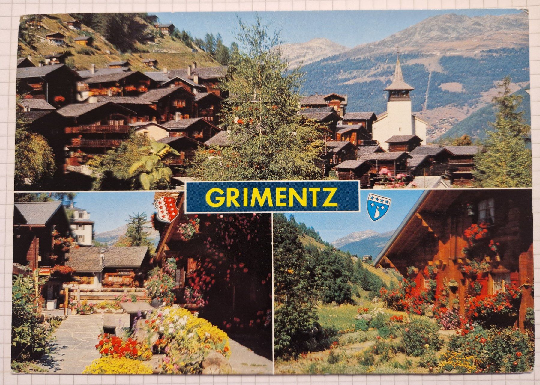 Cartoline postali: Grimentz 1987 – Usato da Melchnau venduto da Fishel
