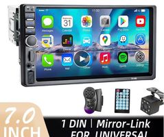 7" Autoradio Carplay Multimedia-Player Touchscreen Bluetooth
