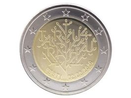 Estonia- 2 Euro Centenary of the Tartu Peace Treaty 2020 UNC
