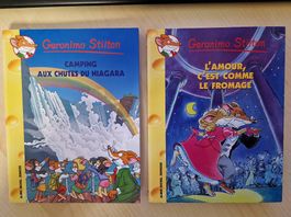 Livre de Geronimo Stilton = 2 libri (nr.12 + nr.52 )