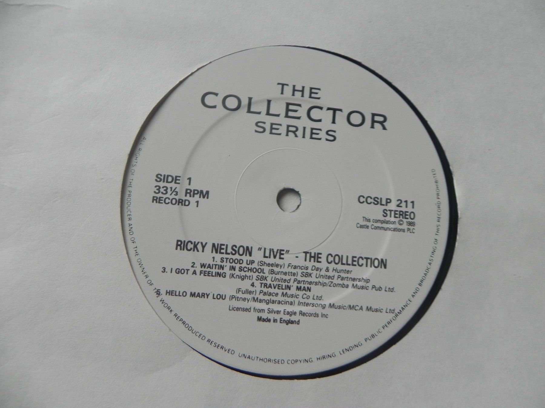 Dischi in vinile: Doppel LP USA Sänger Ricky Nelson 1989 Collection – Usato da Siebnen venduto da krimsie 6