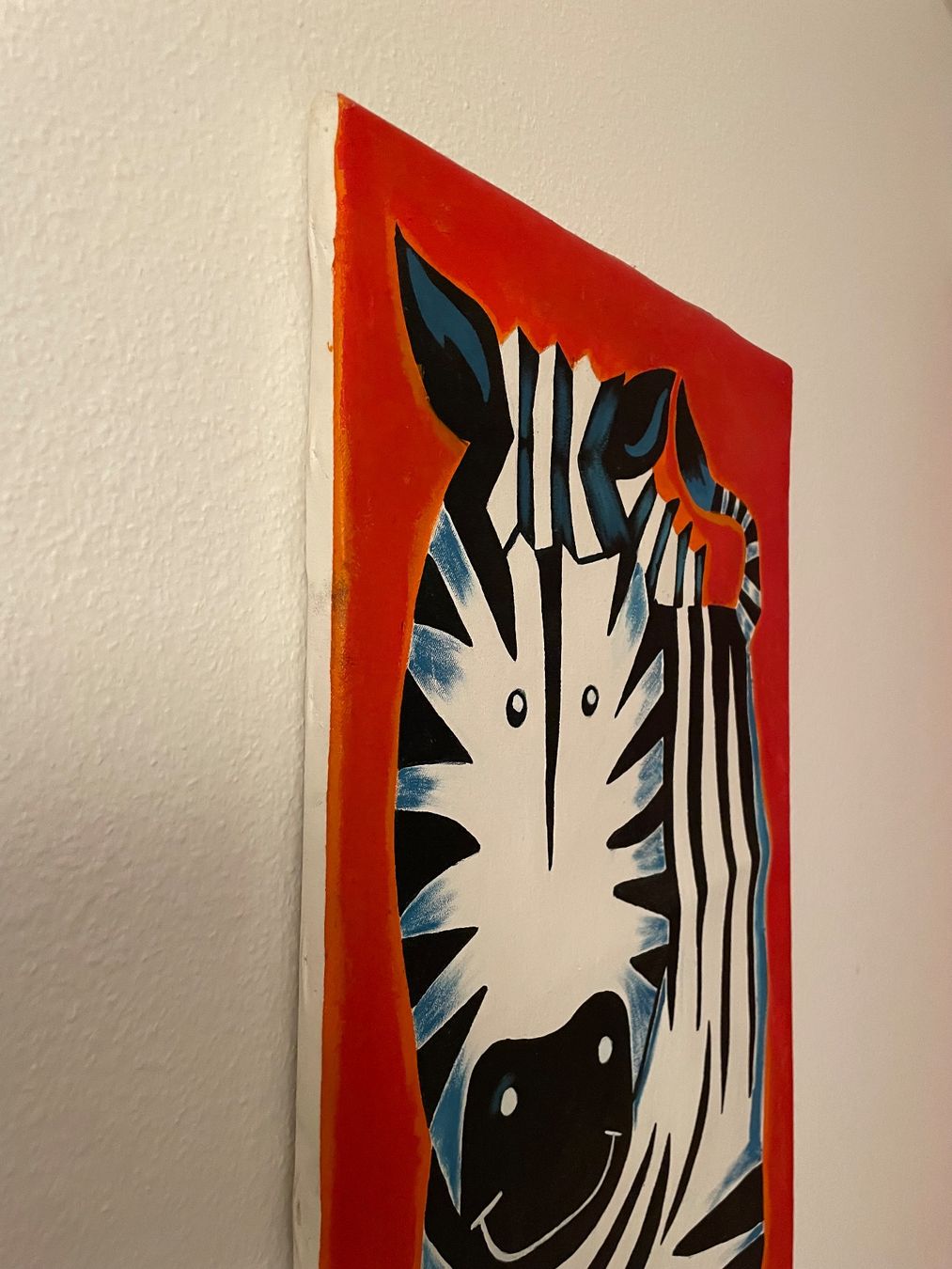 Tableaux: Bild Zebra Malerei auf Leinwand 100x40x2cm – D'occasion à Brugg AG par elialevi 1