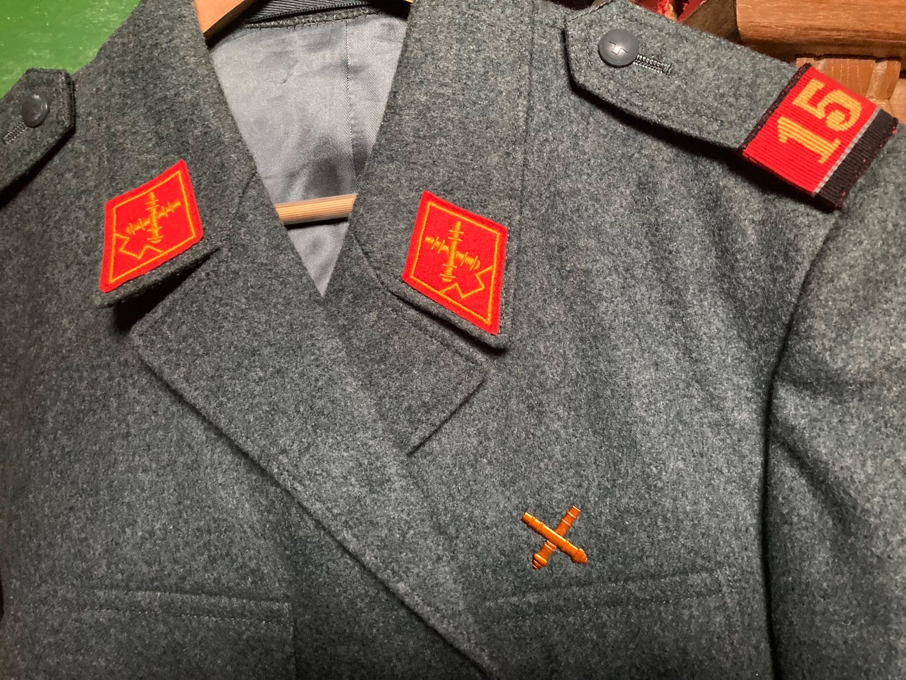 Schweizer Armee Uniformi: Schweizer Militärjacke – Usato da Bussigny venduto da JPS06 1