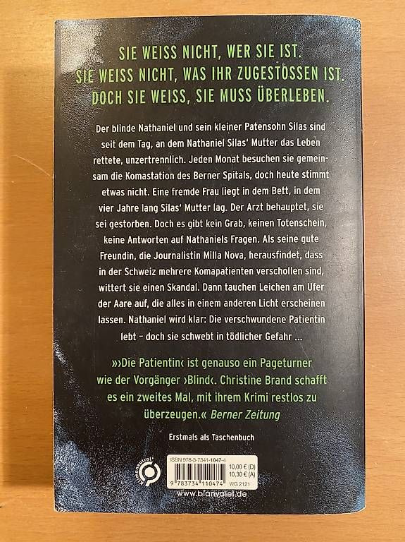 Libri: Die Patientin – Usato da Wettswil venduto da Gixli13 1