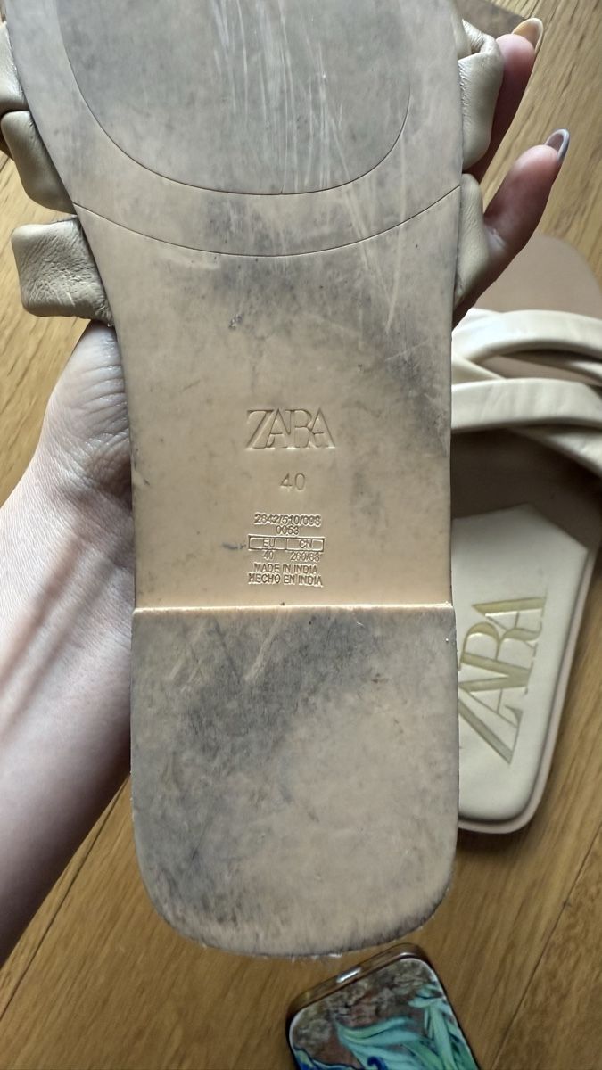 Zara Scarpe da donna: Zara beige sandals, size EU 40 – Usato da St-Gingolph venduto da Ynatka 1