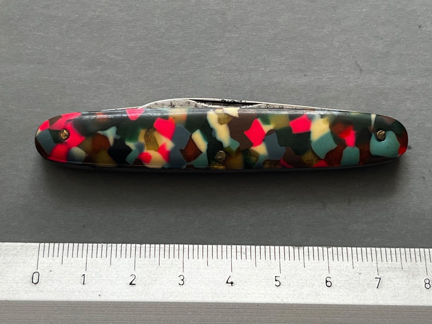 Coltelli tascabile: Vingtage Sackmesser 77 mm foreign – Usato da Zürich venduto da FV.vintage 3