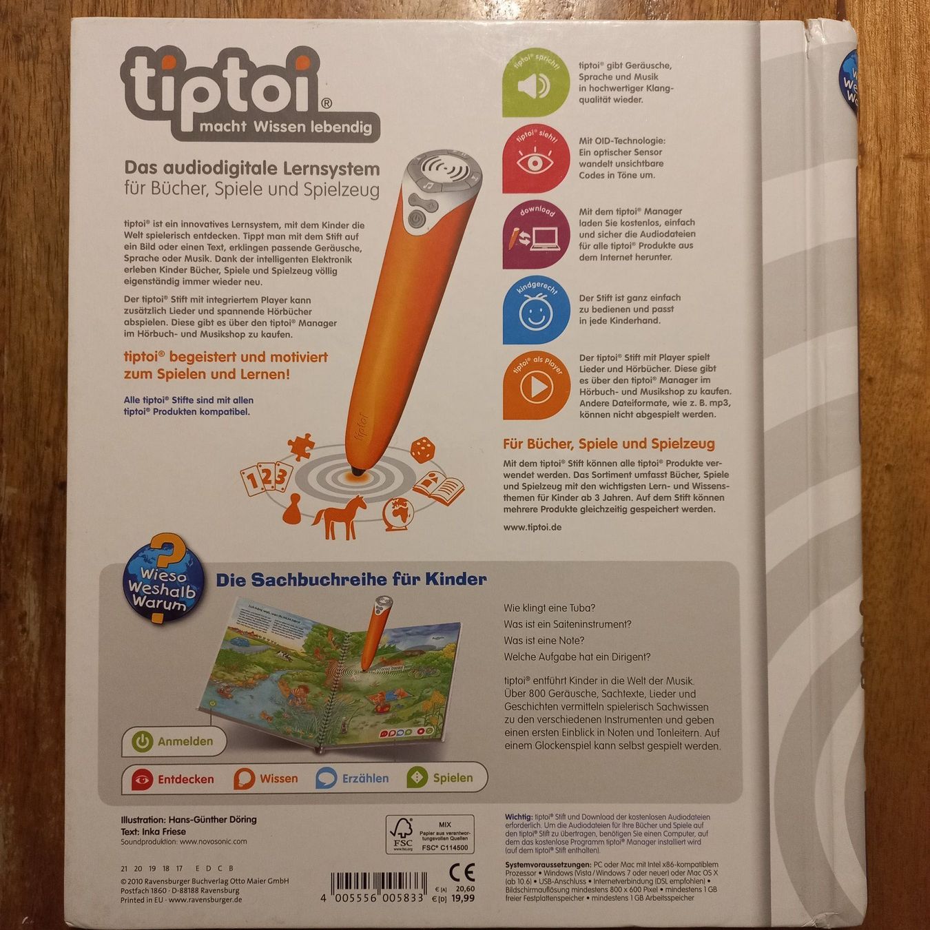 Audiolibri: Tiptoi Buch Musik – Usato da Dietwil venduto da BaluD7 1