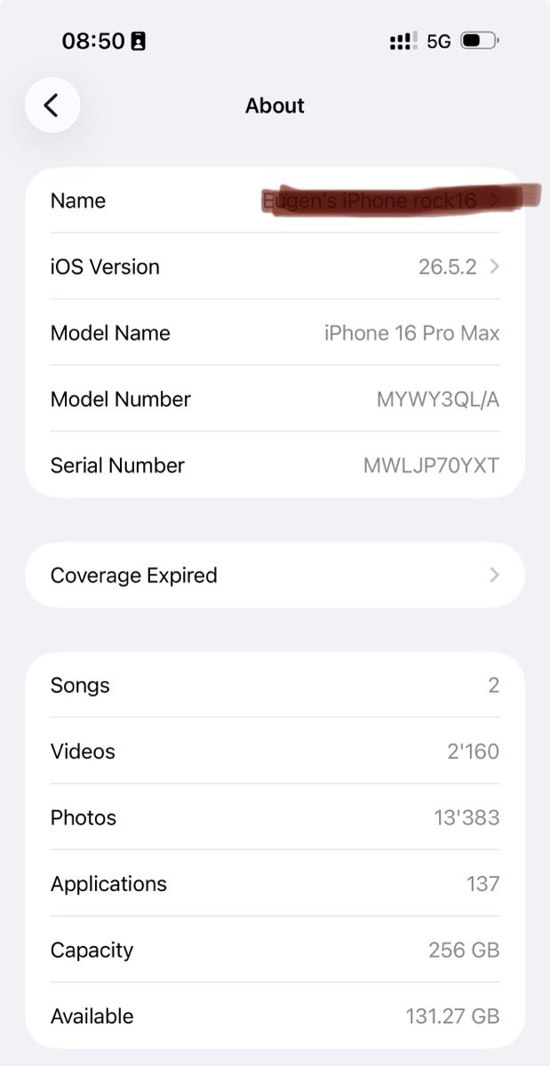 Apple Telefoni cellulari / Smartphones: iPhone 16 Pro Max 256GB sehr gepflegt  – Usato da Rüschlikon venduto da Eugen1984 5