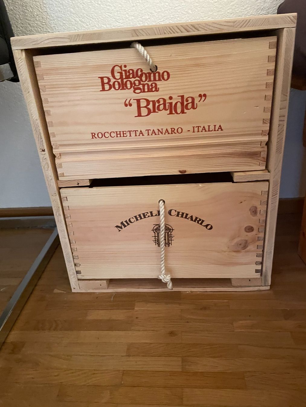 Articoli in legno: Weinkisten Aufbewahrung Möbel – Nuovo (secondo la descrizione) da Arbon venduto da Saab930 2