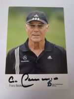 Franz Beckenbauer - signierte Autogrammkarte