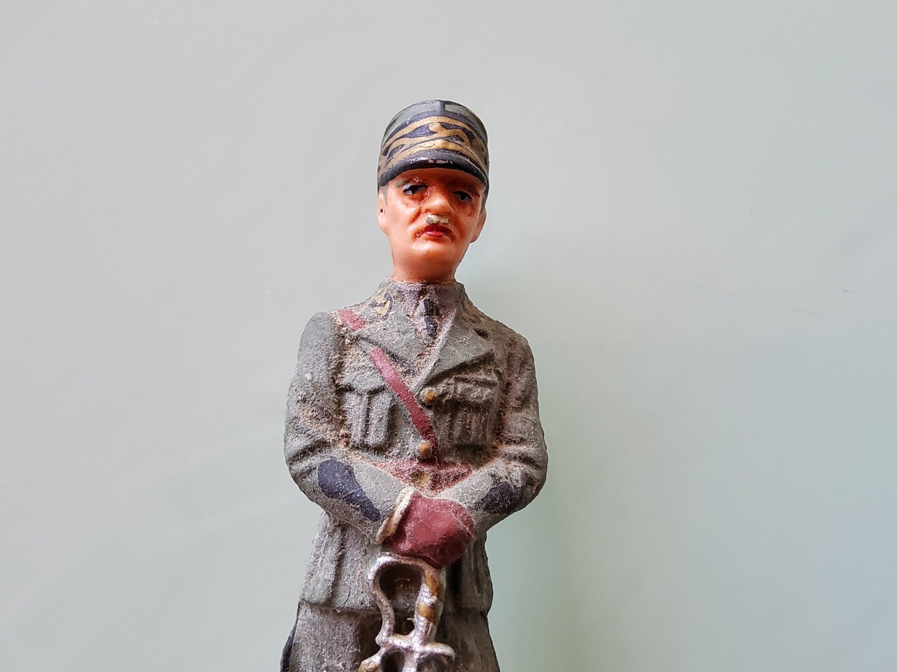 Elastolin Spielzeuge: Ancienne figurine en Elastolin, général Guisan  – Gebraucht aus Malleray von Broc-Mo 6