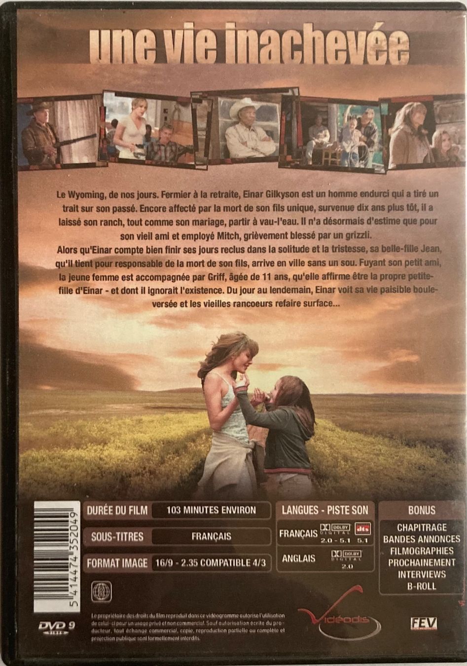 Tutti i DVDs: REDFORD / LOPEZ / FREEMAN - UNE VIE INACHEVÉE – Usato da Poliez-Pittet venduto da Newtown-Records 1
