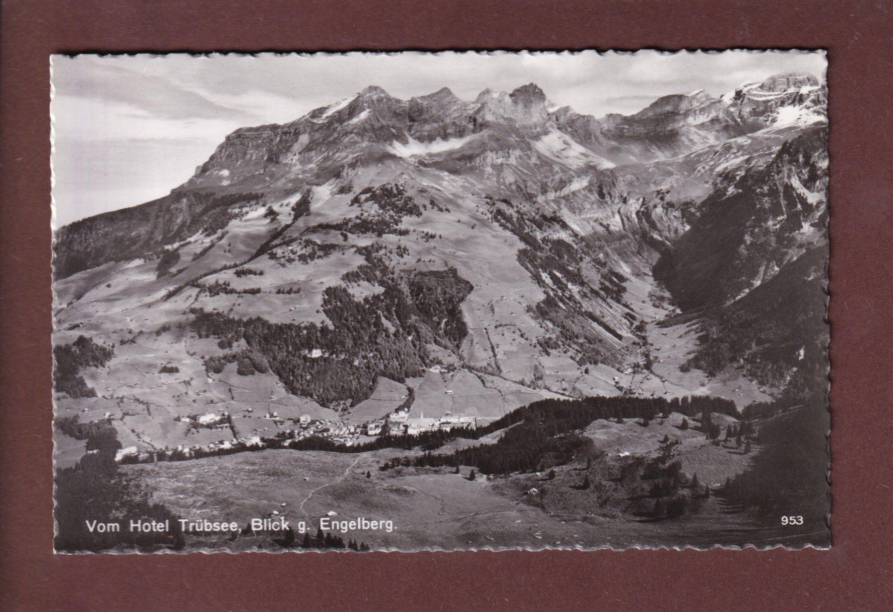 Cartoline postali: Vom Hotel TRÜBSEE - Engelberg – Usato da Pully venduto da nicecards