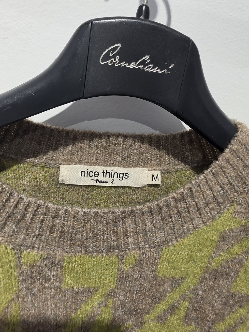 Maglioni & Felpe: Pullover Nice Things gemustert grün braun Grösse M – Usato da Adligenswil venduto da FriedasWelt 1