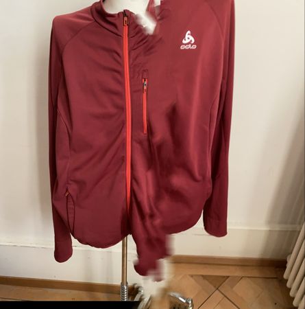 Odlo Sportjacke rot Reissverschluss Grösse XL gebraucht