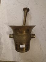Antiker Mörser aus Messing mit Stössel - Top Zustand!