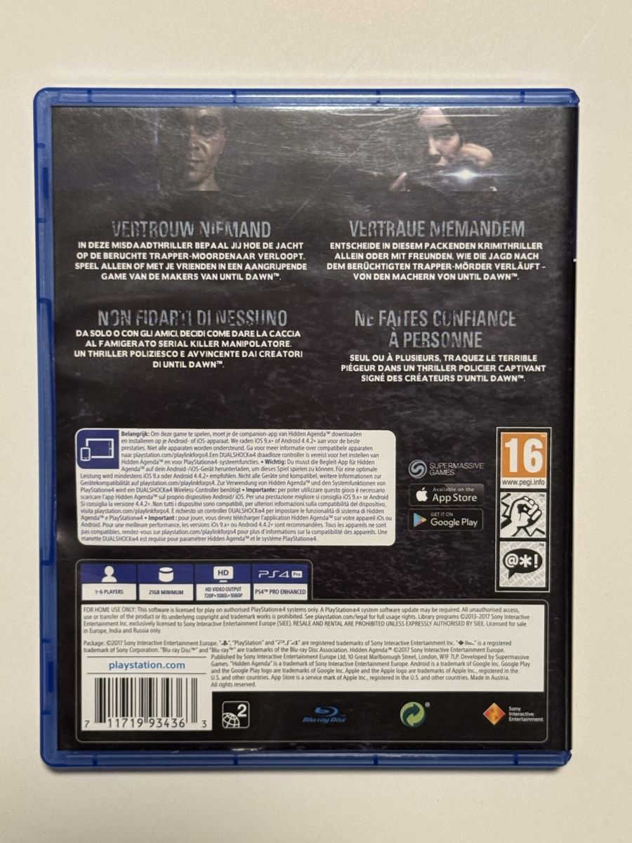 Sony Giochi: Hidden Agenda (PS4) – Usato da Winterthur venduto da Kev_Scha14 1