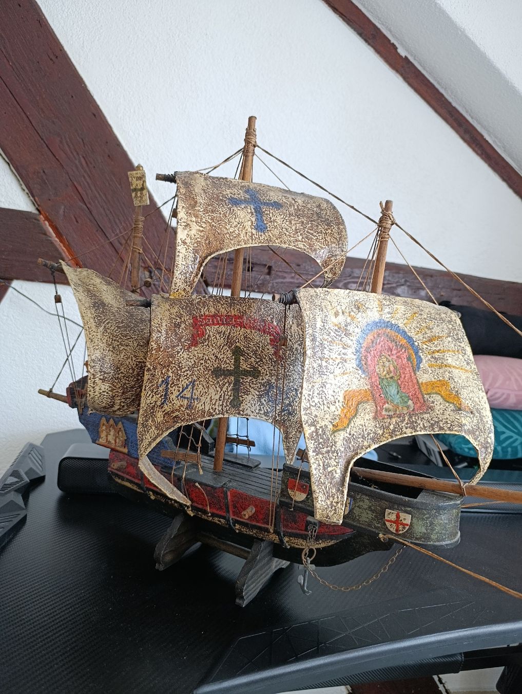 Kit di modellismo & Modellini statici: Vintage Model Ship Santa maria 1492 – Usato da Schönenberg TG venduto da dob_9yjk 2