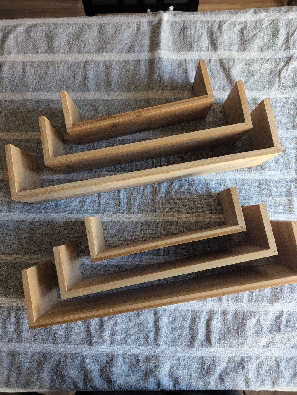 Regale: 6er Set Wandregale Bambus  – Gebraucht aus Neuhausen von Bluesewingneedle 1