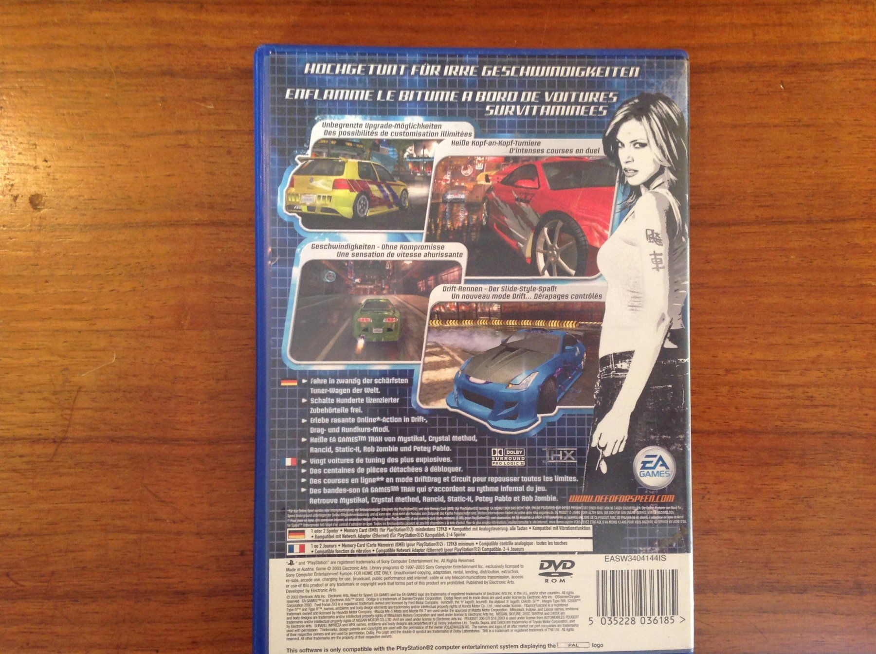 Sony Jeux: game - PS 2 Need for Speed - underground – D'occasion à Vuiteboeuf par broticaire 3