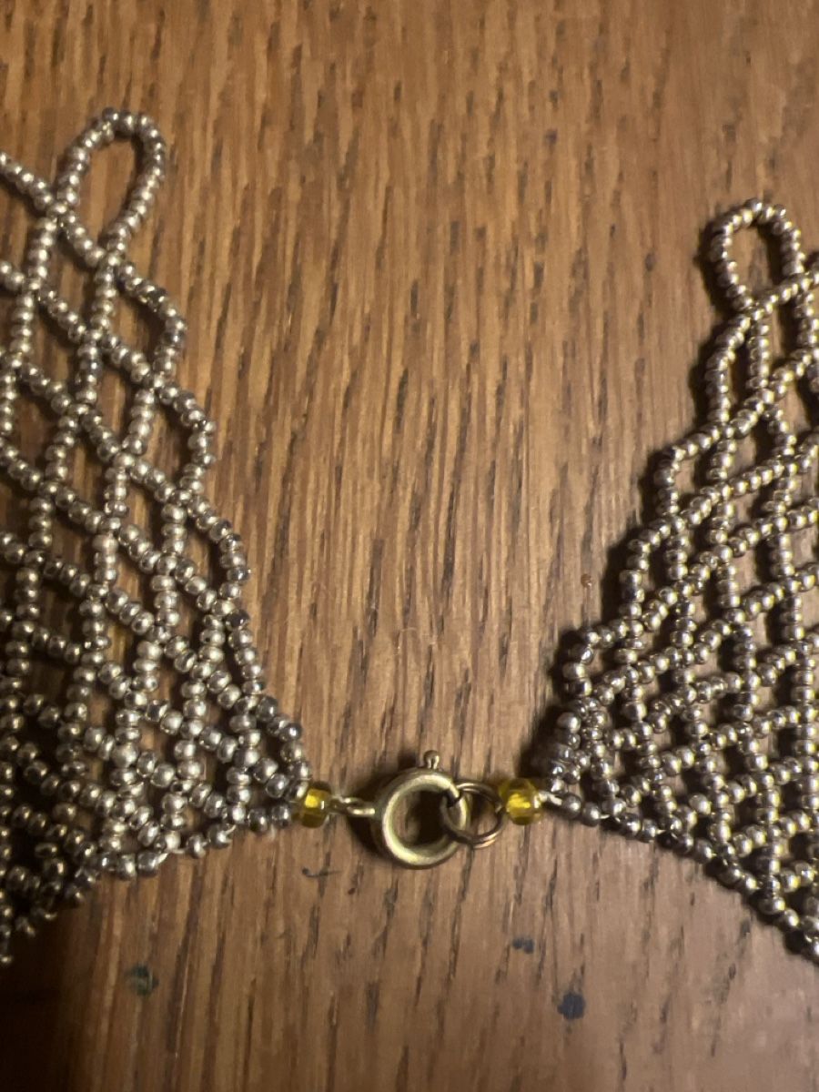 Catenine: Vintage Statement-Kette aus Silberperlen??Antik – Usato da Rorschach venduto da TimelessTrading 2