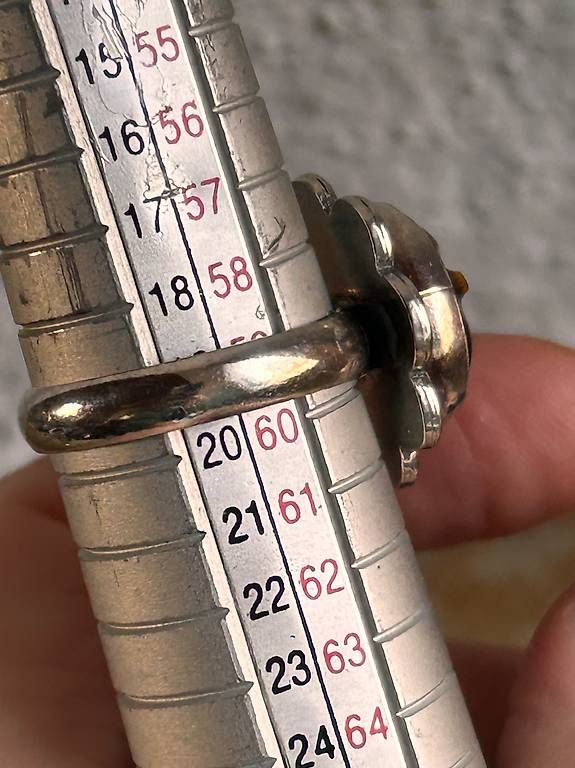 Anelli: Silberring Tigerauge-SONNE (59) – Usato da Basel venduto da bellespirit 2