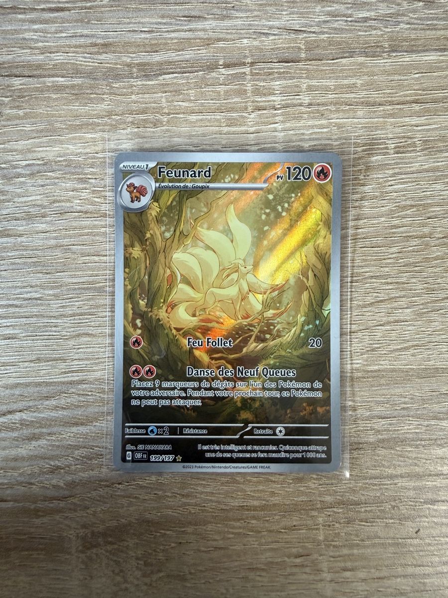 Pokémon Carte collezionabili: Feunard (OBF 199) – Nuovo (secondo la descrizione) da Montreux venduto da Martina.imhof31 1
