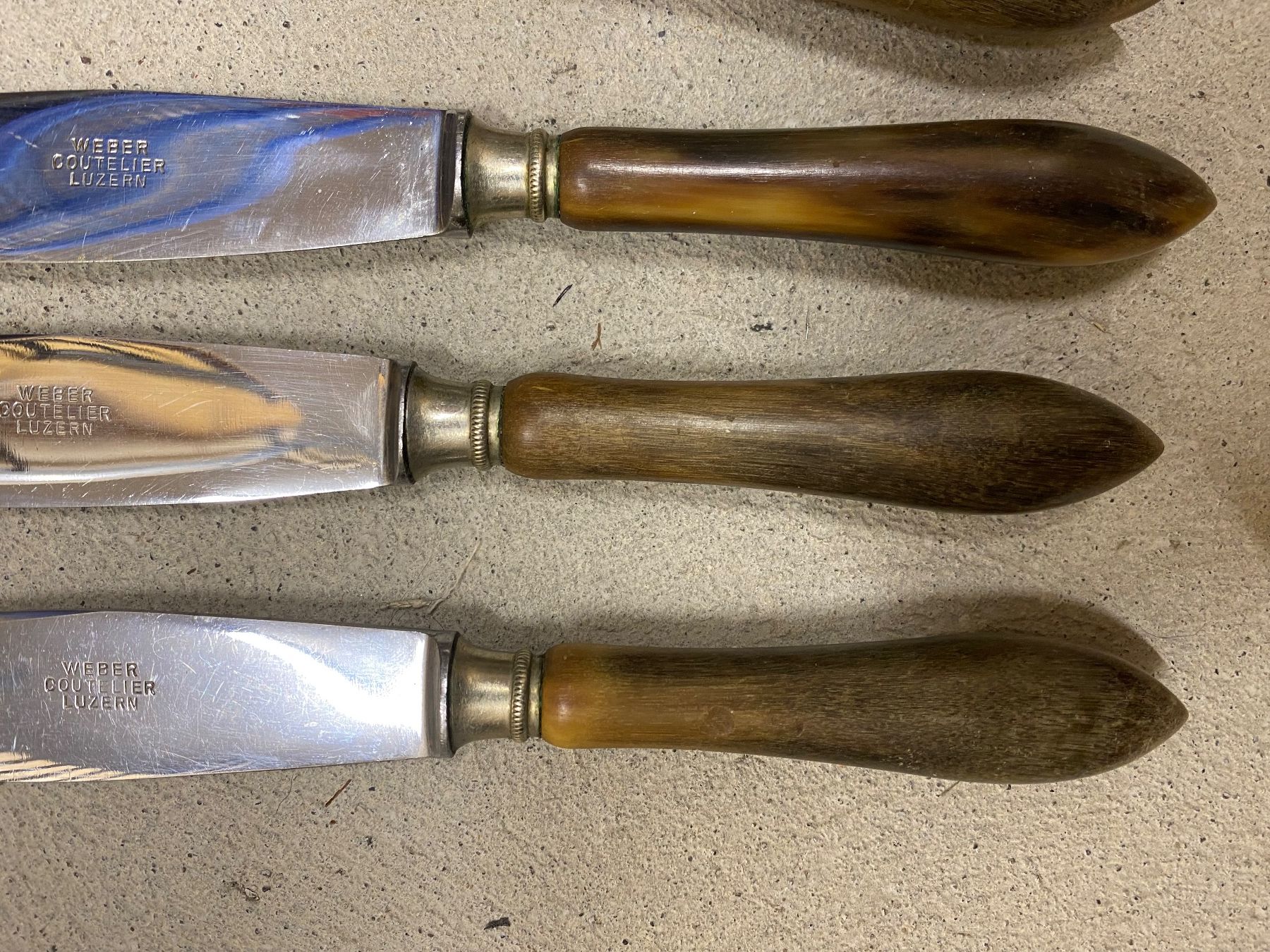 Posate: 6 antike Messer – Usato da Winterthur venduto da barbaraha 1