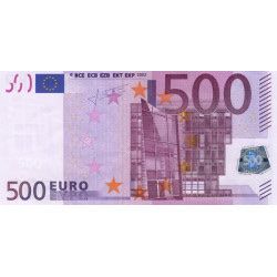Billets de banque: Authentique billet de 500€ – Neuf (Voir description) à Cortaillod par AVRA22