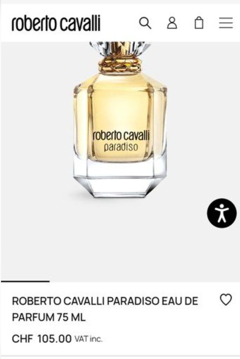 Roberto Cavalli Profumi & Eau de Toilette: Roberto Cavalli Paradiso Eau de Parfum 75ml, ca.10ml benutzt – Usato da Niedergösgen venduto da lil_s6k8 1